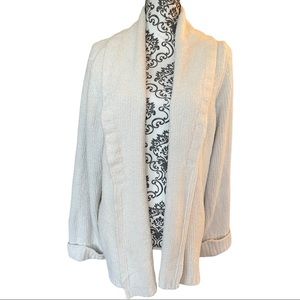 Alfani - Off white open cardigan, soft and comfortable, a must have, size XL